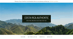 Desktop Screenshot of costarica-authentic.com