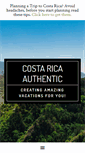 Mobile Screenshot of costarica-authentic.com