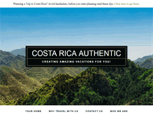 Tablet Screenshot of costarica-authentic.com